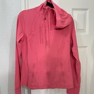 New Lululemon Define Nulu Hooded Jacket, Size 14, Sakura Pink
